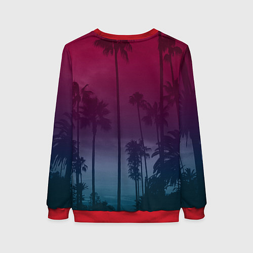 Женский свитшот California / 3D-Красный – фото 2