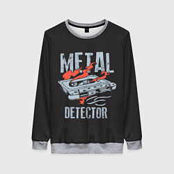 Свитшот женский Metal Detector, цвет: 3D-меланж