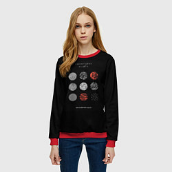 Свитшот женский Twenty one pilots: Blurrveace, цвет: 3D-красный — фото 2