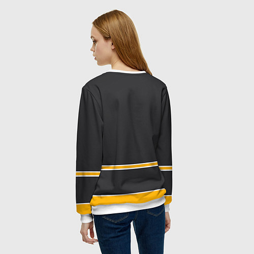 Женский свитшот Boston Bruins / 3D-Белый – фото 4