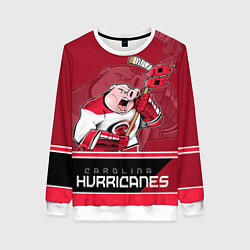 Свитшот женский Carolina Hurricanes, цвет: 3D-белый