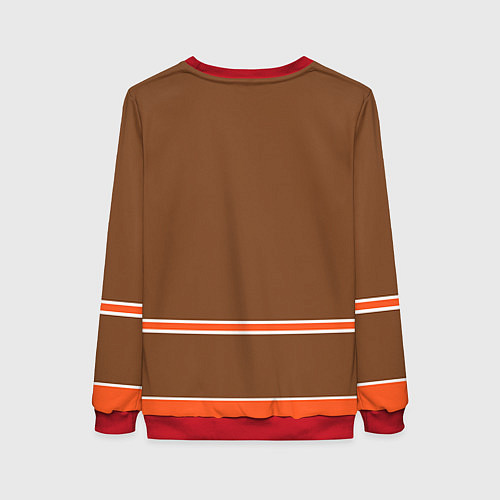 Женский свитшот Anaheim Ducks / 3D-Красный – фото 2