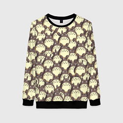 Свитшот женский Тоторо, цвет: 3D-черный