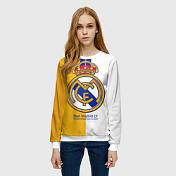 Свитшот женский Real Madrid CF, цвет: 3D-белый — фото 2