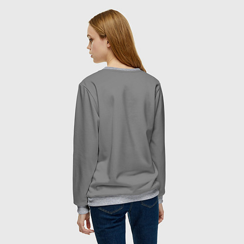 Женский свитшот Джек: повелитель тыкв / 3D-Меланж – фото 4
