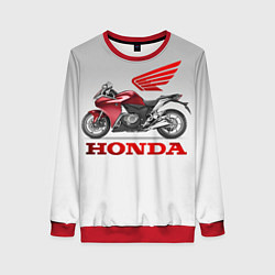 Свитшот женский Honda 2, цвет: 3D-красный