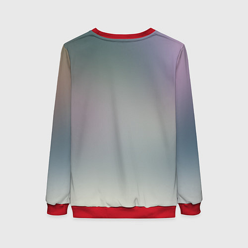 Женский свитшот Хипстер / 3D-Красный – фото 2