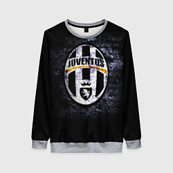 Свитшот женский Juventus: shadows, цвет: 3D-меланж