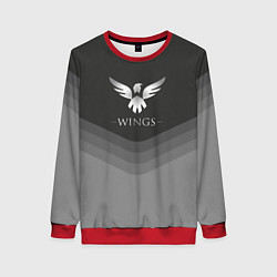 Свитшот женский Wings Uniform, цвет: 3D-красный