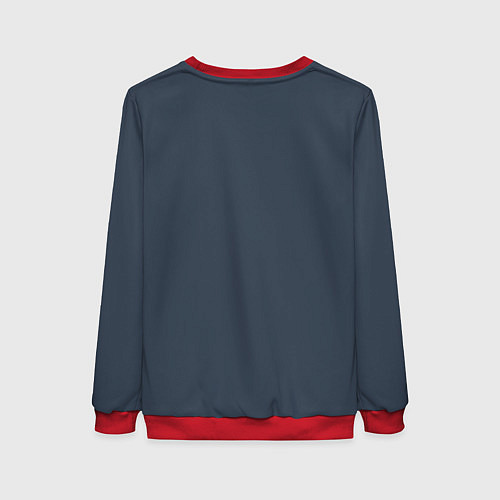 Женский свитшот Осенний медведь / 3D-Красный – фото 2