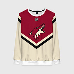 Свитшот женский NHL: Arizona Coyotes, цвет: 3D-белый