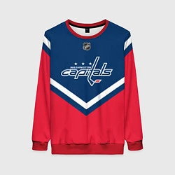 Свитшот женский NHL: Washington Capitals, цвет: 3D-красный