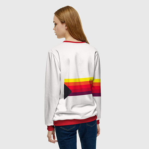 Женский свитшот VHS E-180 / 3D-Красный – фото 4