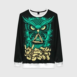 Свитшот женский Bring Me The Horizon: Owl, цвет: 3D-белый