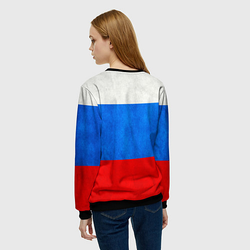 Женский свитшот Russia: from 46 / 3D-Черный – фото 4