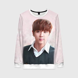 Свитшот женский Kim SeokJin, цвет: 3D-белый