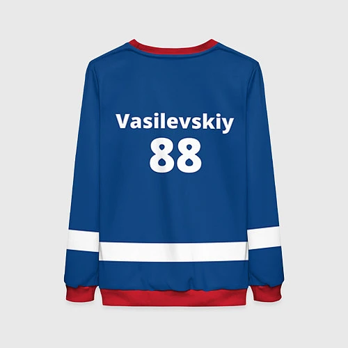 Женский свитшот Tampa Bay: Vasilevskiy / 3D-Красный – фото 2