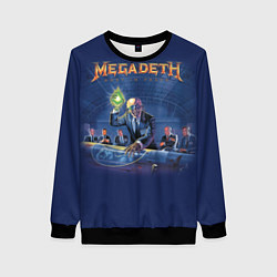 Свитшот женский Megadeth: Rust In Peace, цвет: 3D-черный