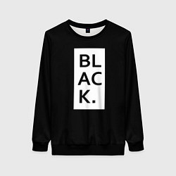 Свитшот женский Black, цвет: 3D-черный