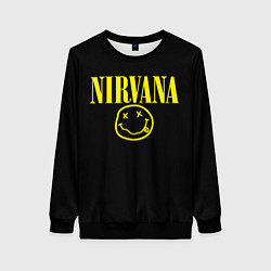 Свитшот женский Nirvana Rock, цвет: 3D-черный