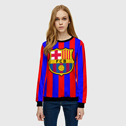 Свитшот женский Barca FCB Club, цвет: 3D-черный — фото 2