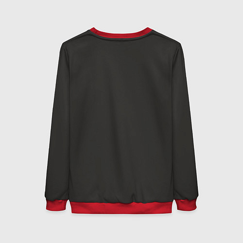 Женский свитшот Кот пират / 3D-Красный – фото 2