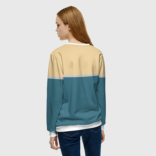 Женский свитшот Газированная вода / 3D-Белый – фото 4