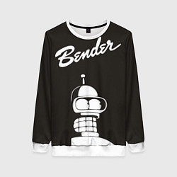 Свитшот женский Bender Retro, цвет: 3D-белый