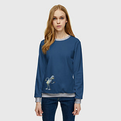 Свитшот женский Bender F, цвет: 3D-меланж — фото 2