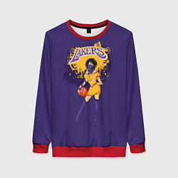 Свитшот женский Lakers, цвет: 3D-красный