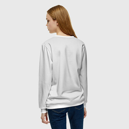 Женский свитшот Каспийский груз / 3D-Белый – фото 4