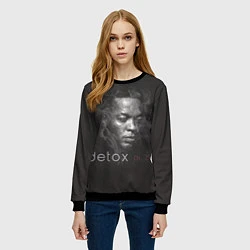 Свитшот женский Dr. Dre: Detox, цвет: 3D-черный — фото 2