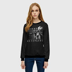 Свитшот женский ДДТ: Черный пёс, цвет: 3D-черный — фото 2