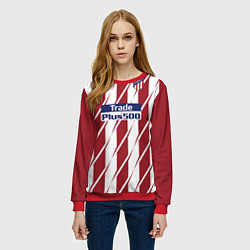 Свитшот женский Atletico Madrid FC: Form 2018, цвет: 3D-красный — фото 2