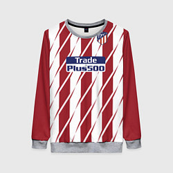 Свитшот женский Atletico Madrid FC: Form 2018, цвет: 3D-меланж