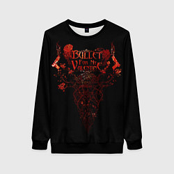 Свитшот женский Bullet For My Valentine, цвет: 3D-черный