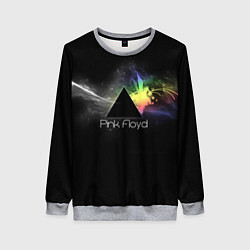 Свитшот женский Pink Floyd Logo, цвет: 3D-меланж