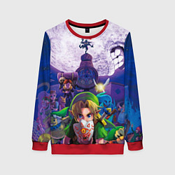 Свитшот женский The Legend of Zelda, цвет: 3D-красный