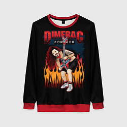Свитшот женский Pantera: Dimetag Forever, цвет: 3D-красный