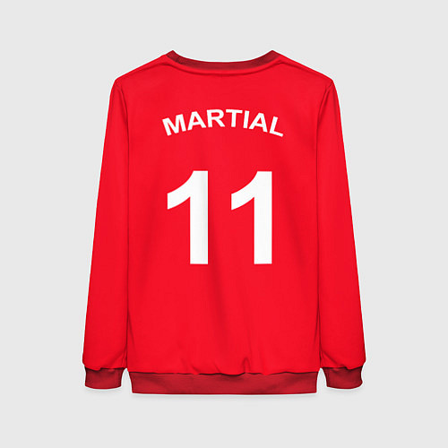 Женский свитшот Man UTD: Anthony Martial / 3D-Красный – фото 2