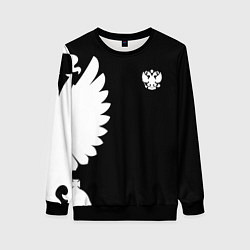 Свитшот женский Russia - Black collection, цвет: 3D-черный