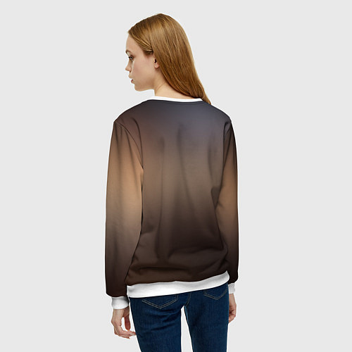 Женский свитшот Three / 3D-Белый – фото 4