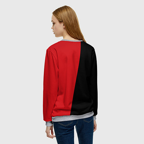 Женский свитшот Red Dead Redemption / 3D-Меланж – фото 4