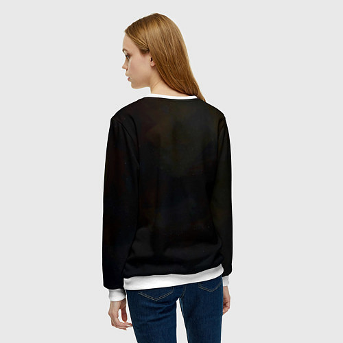 Женский свитшот Black Sabbath земля в огне / 3D-Белый – фото 4