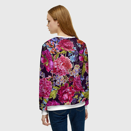 Женский свитшот Лучший учитель в Мире / 3D-Белый – фото 4