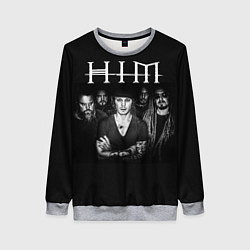 Свитшот женский HIM Rock, цвет: 3D-меланж