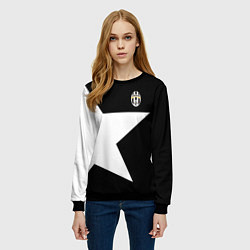 Свитшот женский FC Juventus: Star, цвет: 3D-черный — фото 2