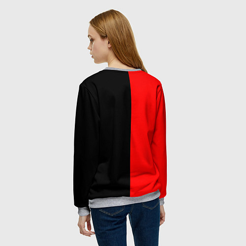 Женский свитшот Yamaha / 3D-Меланж – фото 4