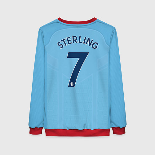 Женский свитшот Man City FC: Sterling Home 17/18 / 3D-Красный – фото 2
