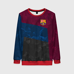 Женский свитшот FC Barcelona: Dark polygons